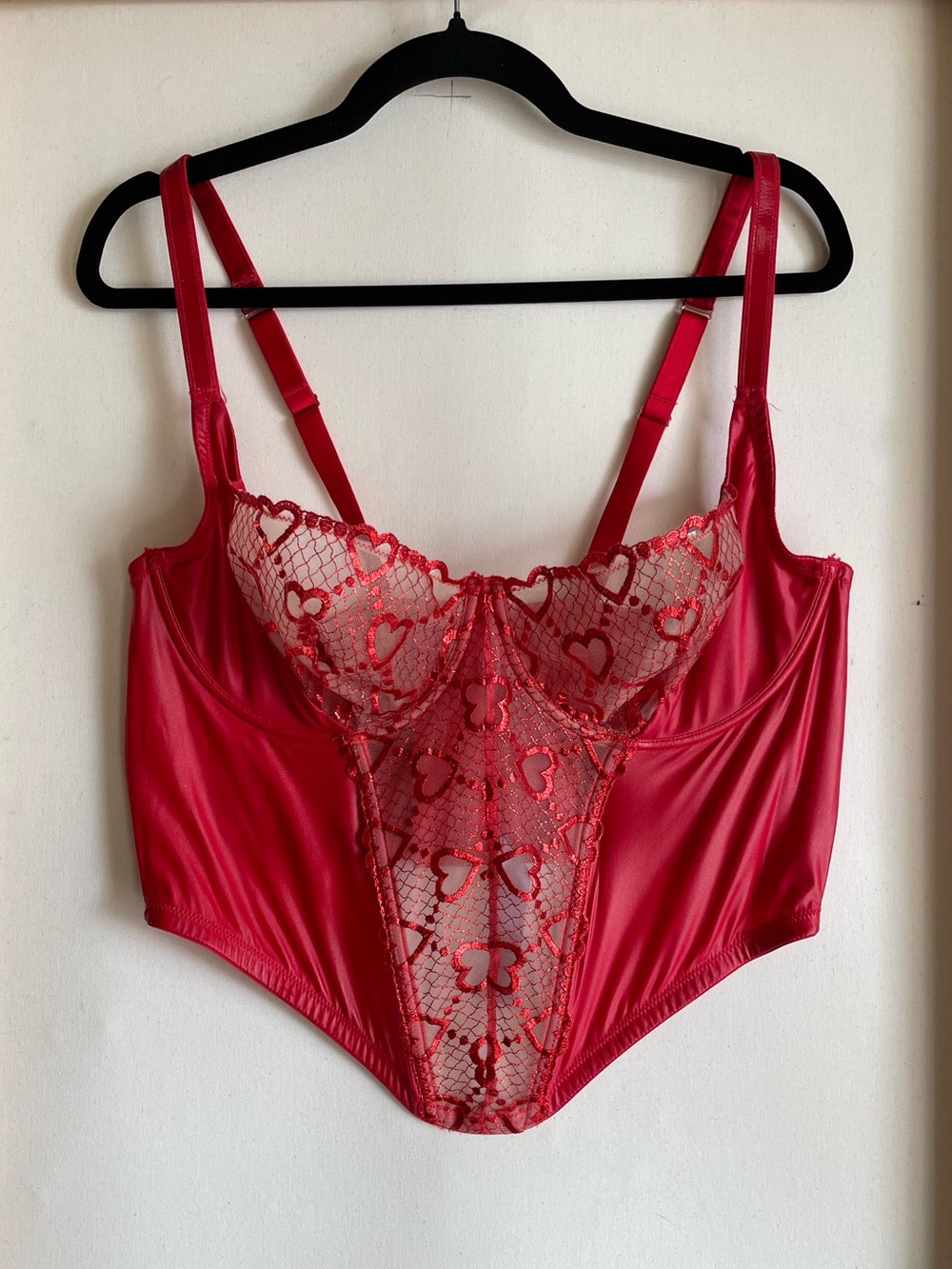 ♥️ Savage X Fenty Heart Shaped Glossy Flossy Bustier